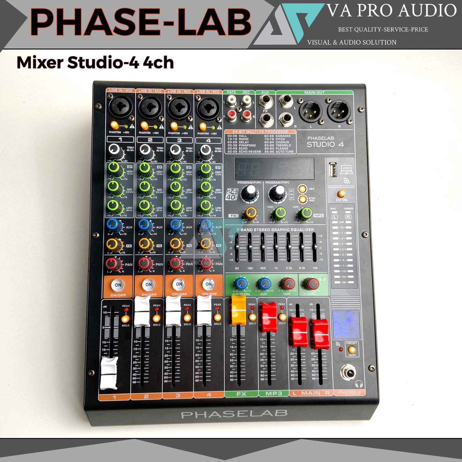Mixer audio phaselab studio 4 ch - VA PRO AUDIO