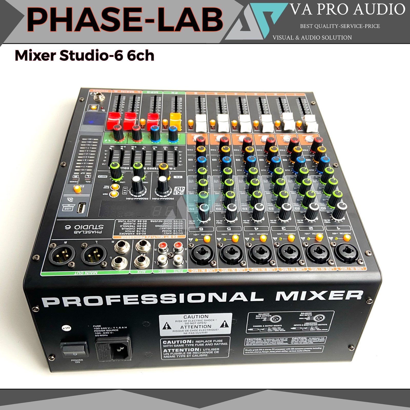 Mixer audio analog phaselab studio 6 ch - VA PRO AUDIO